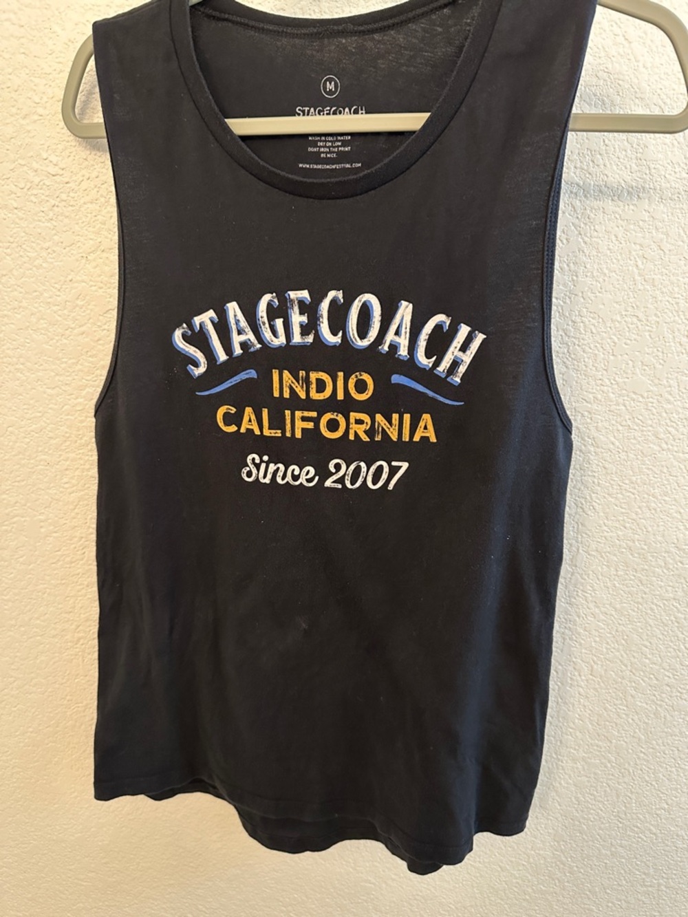 Indio California Women's Black Muscle Tee